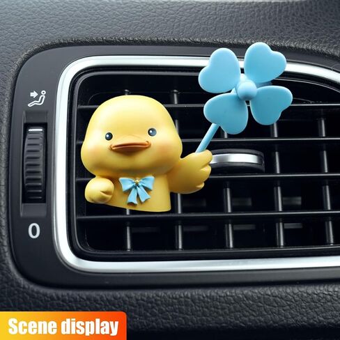 Pig Car Air Fresheners Vent Clips, Cute Rotating Windmill Dashboard Air Vent Trim Clip Accessories, Creative Cartoon Auto Aroma Diffuser Interior Decoration for Car (Pig) in Saudi Arabia
