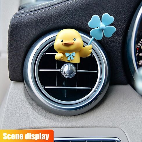 Pig Car Air Fresheners Vent Clips, Cute Rotating Windmill Dashboard Air Vent Trim Clip Accessories, Creative Cartoon Auto Aroma Diffuser Interior Decoration for Car (Pig) in Saudi Arabia