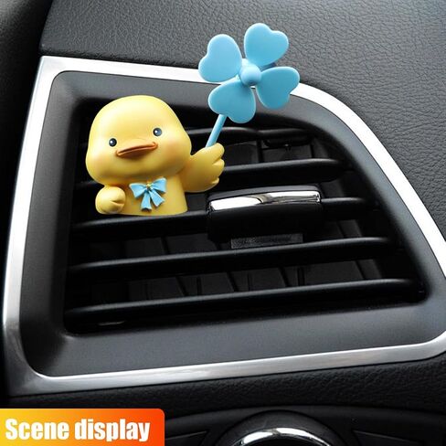 Pig Car Air Fresheners Vent Clips, Cute Rotating Windmill Dashboard Air Vent Trim Clip Accessories, Creative Cartoon Auto Aroma Diffuser Interior Decoration for Car (Pig) in Saudi Arabia