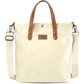 Montana West x Lee Tote Bag for Women Waxed Canvas Top Handle Handbags with Leather Handle and Strap in Saudi Arabia