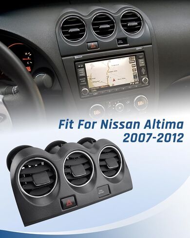 لوحة منفذ Center Dash A/C ، تناسب Nissan Altima 2007-2012 AC Air Vent Replac in Kuwait