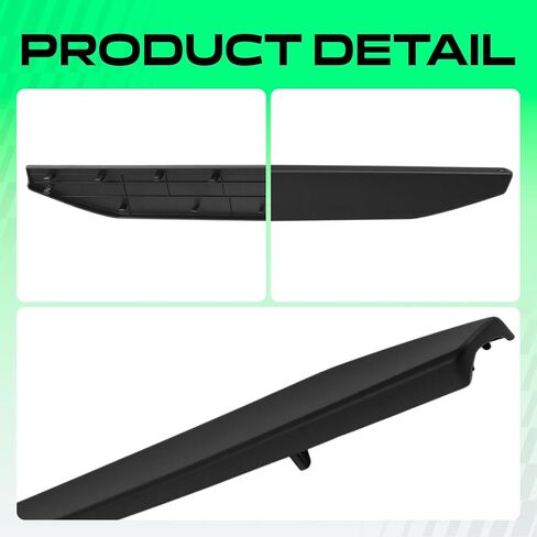 Yhtauto Tailgate Cabling Cap ملاءمة لـ Nissan Frontier 2013-2021 | الملمس الأسود الخلفي الخلفي العلوي العلوي العلوي كاب واقي صب الغلاف تقليم in Saudi Arabia