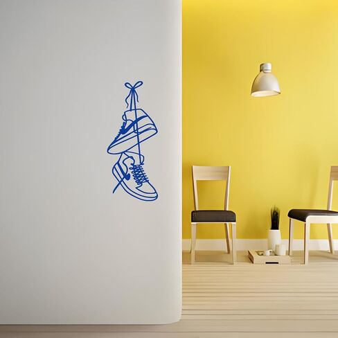 FZFQHCJH Metal Sneaker Wall Decor ، فريدة من نوعها ديكور غرفة في سن المراهقة ، ديكور الغرفة للصبي وفتاة غرفة نوم ، فن الجدار المعدني ، مخطط الجدار لعشاق الأحذية الرياضية ، هدية الصديق ، 15 * 5.9 بوصة in Kuwait