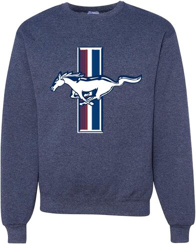 Wild Bobby Ford Mustang Retro USA Vintage Logo Classic Bar Cars and Trucks Unisex Crewneck Graphic Sweatshirt in Saudi Arabia