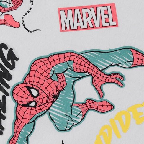 Marvel Amazing Spiderman Super Hero Girls Short Sleeve T-Shirt- Little and Big Girl Sizes 4-16 in Saudi Arabia