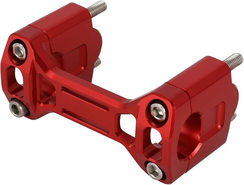 Riseers Clamp Clamp Risers1 1/8 "Triple Tree Bar مع Risers لـ CRF 110 CRF110F 2013 2014 2015 2017-2024 RED in Saudi Arabia
