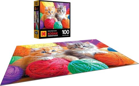 RoseArt - Kodak Premium - Puppy Socks - 100 Piece Jigsaw Puzzle in Kuwait