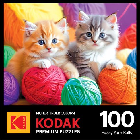 RoseArt - Kodak Premium - Puppy Socks - 100 Piece Jigsaw Puzzle in Kuwait