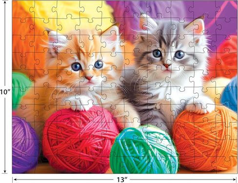 RoseArt - Kodak Premium - Puppy Socks - 100 Piece Jigsaw Puzzle in Kuwait