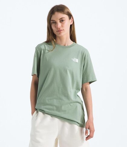 THE NORTH FACE Women's Evolution Edge of Light Box NSE Short-Sleeve Tee | Regular Fit Cotton Shirt with Logo Graphic in Saudi Arabia