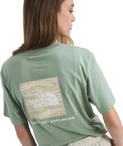 THE NORTH FACE Women's Evolution Edge of Light Box NSE Short-Sleeve Tee | Regular Fit Cotton Shirt with Logo Graphic in Saudi Arabia