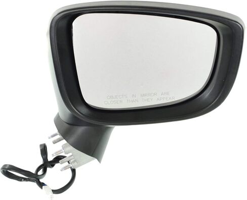 Kool Vue Passenger Side Power Non-Heated Mirror for Mazda 3 3 Sport 2014-2016 Without Signal Light & Blind Spot Monitor Paintable Sedan in Saudi Arabia