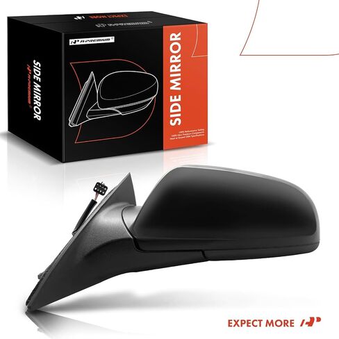 A-Premium Driver Side Power Door Mirror - Compatible with Chevrolet Malibu 2008-2012 & Saturn Aura 2007-2009 - Non-Heated Manual Folding Black Outside Rear View Mirror - Replace# 20893752 in Saudi Arabia