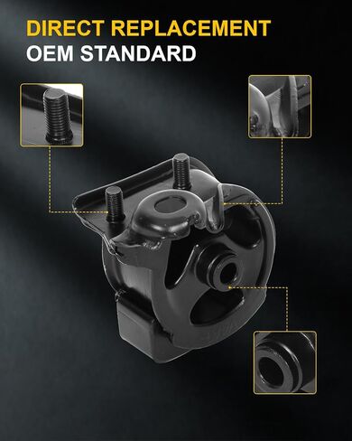 محرك محرك OCPTY MOTOR MOTION و MRISSION MOTTING STET و TORQUE STRUT MOUNT متوافقة مع Honda Accord 2.2L 1990 1991 1992 1993 # A6512 A6587 A6509 A6519 4PCS in Saudi Arabia