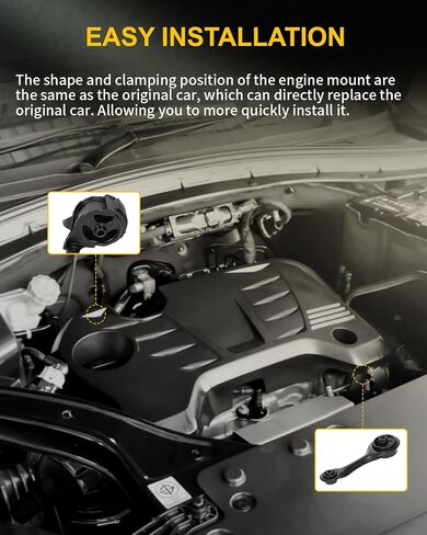 محرك محرك OCPTY MOTOR MOTION و MRISSION MOTTING STET و TORQUE STRUT MOUNT متوافقة مع Honda Accord 2.2L 1990 1991 1992 1993 # A6512 A6587 A6509 A6519 4PCS in Saudi Arabia