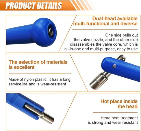 Car Tire Valve Stem Puller/Installer with Valve Core Tool - No Scratch Car Valve Stem Remover Extender Adapter Replacement - Universal Car Tire Valve Stem Removal and Installation Repair Tool (Green) in Saudi Arabia