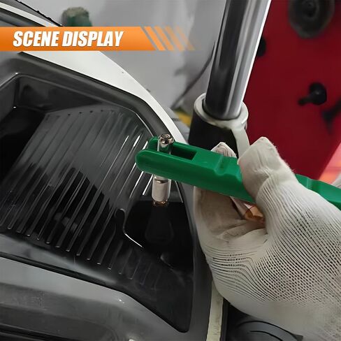 Car Tire Valve Stem Puller/Installer with Valve Core Tool - No Scratch Car Valve Stem Remover Extender Adapter Replacement - Universal Car Tire Valve Stem Removal and Installation Repair Tool (Green) in Saudi Arabia