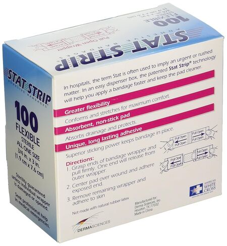 15210 Fabric Adhesive Strips, Sterile, Lightweight, 3/4" Width, 3" Length, Pack of 1200 in Kuwait