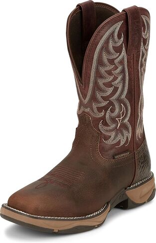 Tony Lama Womens Josey 10 Inch Waterproof Composite Toe Work Safety Shoes Casual - Brown in Saudi Arabia