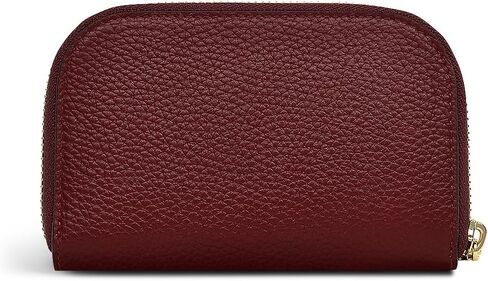 Radley London Henrietta Place Medium Zip Around Purse for Women, in Grained Leather, Merlot, Classic in Saudi Arabia