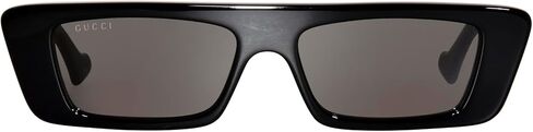 Gucci GG1331S 001 Black/Grey Narrow Rectangular 54mm Men's Sunglasses in Saudi Arabia