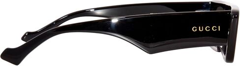 Gucci GG1331S 001 Black/Grey Narrow Rectangular 54mm Men's Sunglasses in Saudi Arabia