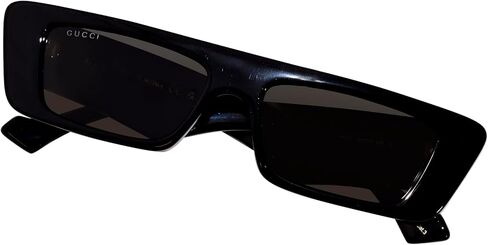 Gucci GG1331S 001 Black/Grey Narrow Rectangular 54mm Men's Sunglasses in Saudi Arabia