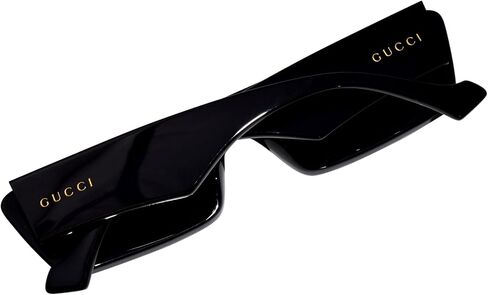 Gucci GG1331S 001 Black/Grey Narrow Rectangular 54mm Men's Sunglasses in Saudi Arabia