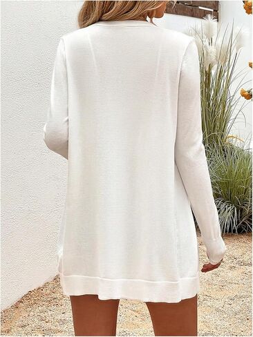 SOLY HUX Women's Open Front Long Sleeve Cardigan Sweater Casual Outerwear Tops Fall Outfits in Saudi Arabia