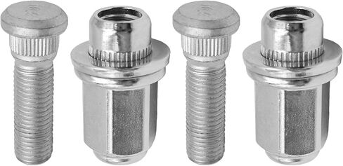 Uoienrt 4pcs M12x1.50 90942-01058 90942-02049 Hub Bolt Wheel Lug Stud Nut Kit Presentive for Toyota Corolla Camry 4runner Land Cruiser supra Avalon Sienna Lexus GS350 GX460 ES300 in Saudi Arabia