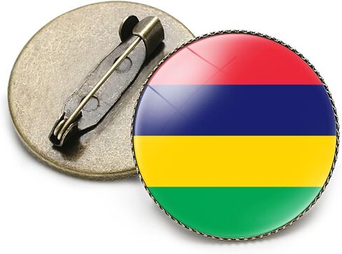 NIUYIBAO Africa3 Flag Pin Lapel Enamel Pins for Backpacks Hat Waving Flag Brooch Pin Badge for Men Women in Saudi Arabia