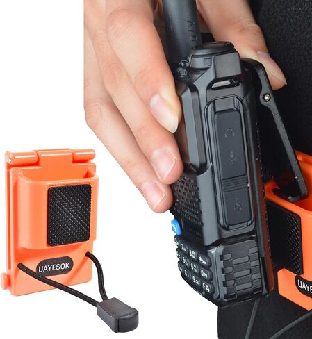 Uayesok Quick-Release Handheld Belt Belt Holster ، حامل مشبك حزام Talkie القابل للتعديل لـ Baofeng Kenwood Motorola Yaesu Midland HT Radio (Camouflage) in Kuwait