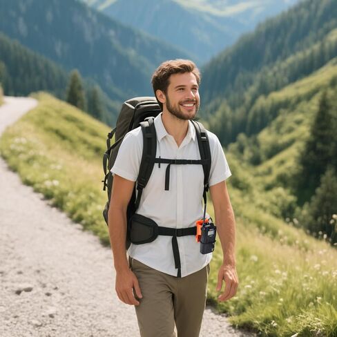 Uayesok Quick-Release Handheld Belt Belt Holster ، حامل مشبك حزام Talkie القابل للتعديل لـ Baofeng Kenwood Motorola Yaesu Midland HT Radio (Camouflage) in Kuwait