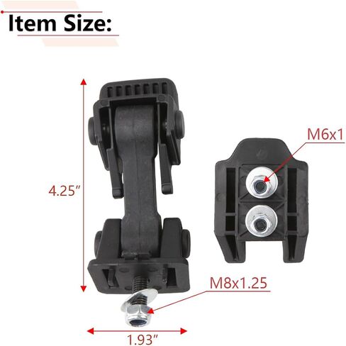 RLB-HILON Hood Latch Compatible with Jeep Wrangler TJ 1997 1998 1999 2000 2001 2002 2003 2004 2005 2006 Year, 1 Pair Hood latches with Bracket in Saudi Arabia