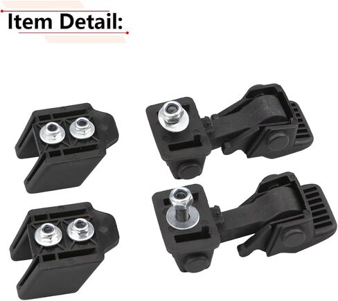 RLB-HILON Hood Latch Compatible with Jeep Wrangler TJ 1997 1998 1999 2000 2001 2002 2003 2004 2005 2006 Year, 1 Pair Hood latches with Bracket in Saudi Arabia