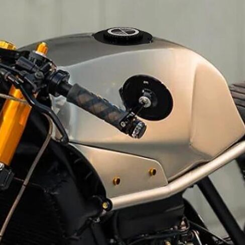HDBUBALUS Motorcycle Gas Cap Fuel Tank Cap Cover For BMW K Series K75 K100 K1100 Black&White in Saudi Arabia