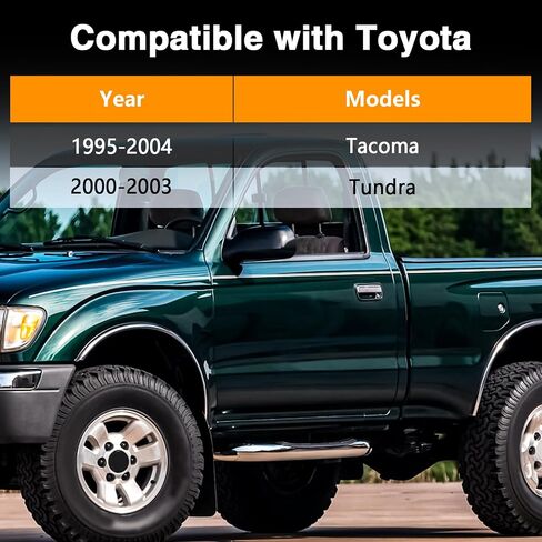 FUSCH Fuel Tank Cap Cover Fuel Door Lock Cylinder W/ 2 Keys Set Compatible with 1995-2004 Toyota Tacoma 2000-2003 Tundra Gas Fuel Filler Lid Cylinder Lock Replace # : 69058-35140 in Saudi Arabia