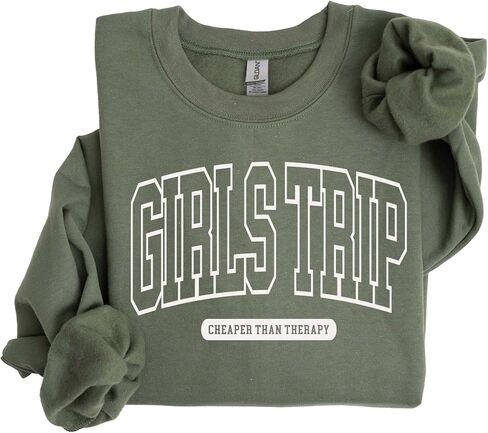 Girls Trip 2024 Sweatshirt ، Hoodie Girls Weekend Hoodie ، Besties مطابقة القمصان ، Girls Vacation & Best Friend Sweatshirt ، Westies Goys ، BFF Gift in Kuwait