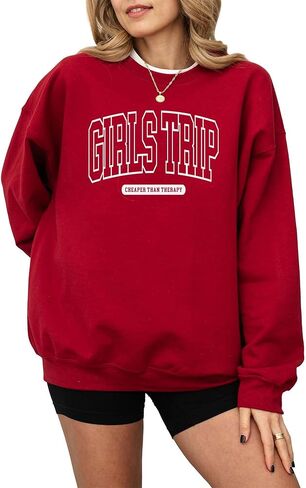 Girls Trip 2024 Sweatshirt ، Hoodie Girls Weekend Hoodie ، Besties مطابقة القمصان ، Girls Vacation & Best Friend Sweatshirt ، Westies Goys ، BFF Gift in Kuwait
