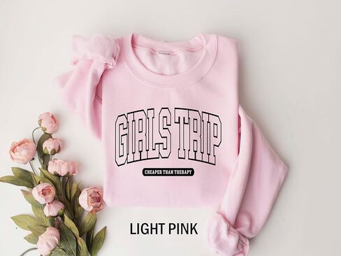 Girls Trip 2024 Sweatshirt ، Hoodie Girls Weekend Hoodie ، Besties مطابقة القمصان ، Girls Vacation & Best Friend Sweatshirt ، Westies Goys ، BFF Gift in Kuwait