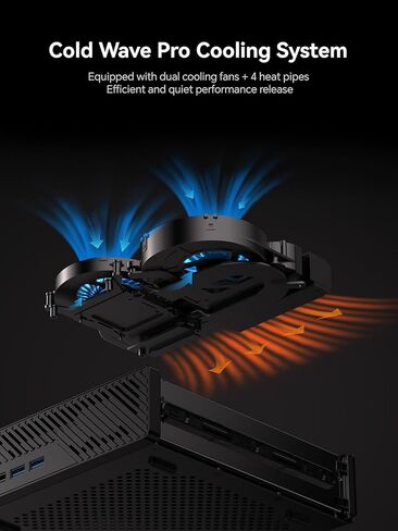 MINISFORUM MS-A2 Mini Workstation AMD Ryzen 9 9955HX(16C/32T, up to 5.4GHz) 64GB RAM 1TB SSD Mini PC, HDMI/2xUSB-C Triple Display Mini PC, 2x2.5G LAN Port|10G SFP+ Port, Support M.2 2280/22110/U.2 SSD in Kuwait