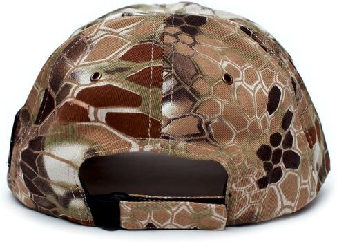 Tactical Camo Hat Tonal Side American Flag Unisex Dad Cap in Kuwait
