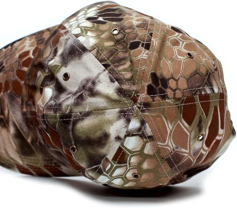 Tactical Camo Hat Tonal Side American Flag Unisex Dad Cap in Kuwait