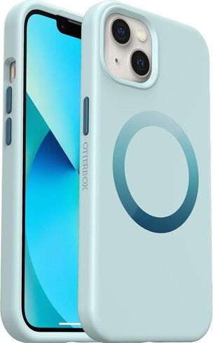 OtterBox iPhone 13 Slim Protective Case - BORRELLY (Black), Ultra-Slim, Grippy Edge, Snaps to MagSafe, Raised Edges in Saudi Arabia