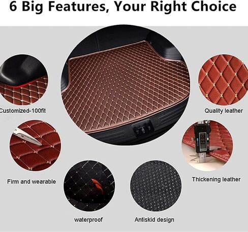 for Kia EV9 7 Seats [E] 2024+ Car Rear Backrest Cargo Mat, TPE All Weather Trunk Protection Durable Liner Floor Durable Accessories,Black-Black in Saudi Arabia