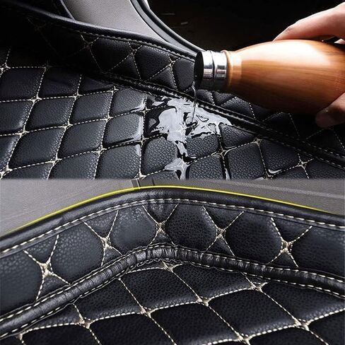 for Kia EV9 7 Seats [E] 2024+ Car Rear Backrest Cargo Mat, TPE All Weather Trunk Protection Durable Liner Floor Durable Accessories,Black-Black in Saudi Arabia