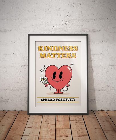 Retro Poster Wall Art, Aesthetic Posters, Trendy Wall Decor for Bedroom Aesthetic, Cute Room Decor, Vintage Art Nostalgia poster for room aesthetic (12x16 inches) in Saudi Arabia
