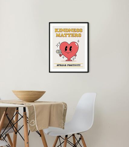 Retro Poster Wall Art, Aesthetic Posters, Trendy Wall Decor for Bedroom Aesthetic, Cute Room Decor, Vintage Art Nostalgia poster for room aesthetic (12x16 inches) in Saudi Arabia