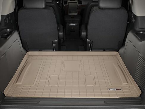 Weathertech Cargo Strunk Liner لـ Escalade ، Yukon ، Tahoe - خلف الصف الثاني (40306) الأسود in Kuwait