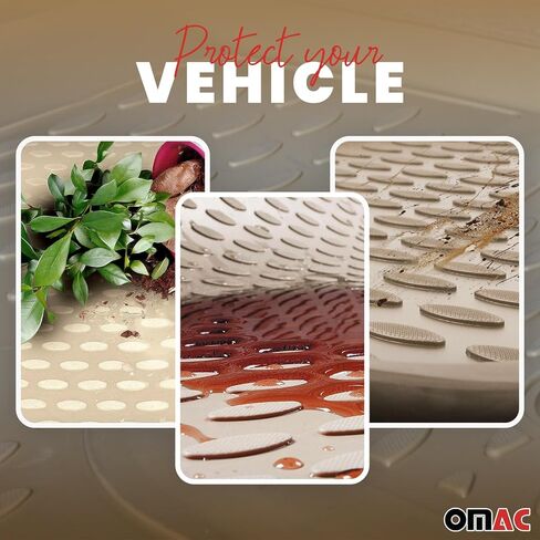 OMAC CARGA HATS LINER for Volvo XC90 2003-2014 TPE Beige in Kuwait
